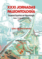 eBook, XXXI Jornadas paleontología : Sociedad Española de Paleontología : Baeza, 7-10 de octubre de 2015, Universidad de Jaén