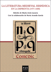 E-book, La literatura medieval hispánica en la imprenta (1475-1600), Universitat de València