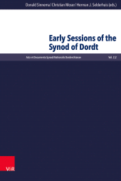 E-book, Early Sessions of the Synod of Dordt, Vandenhoeck & Ruprecht