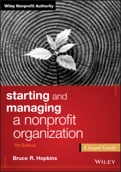 E-book, Starting and Managing a Nonprofit Organization : A Legal Guide, John Wiley & Sons