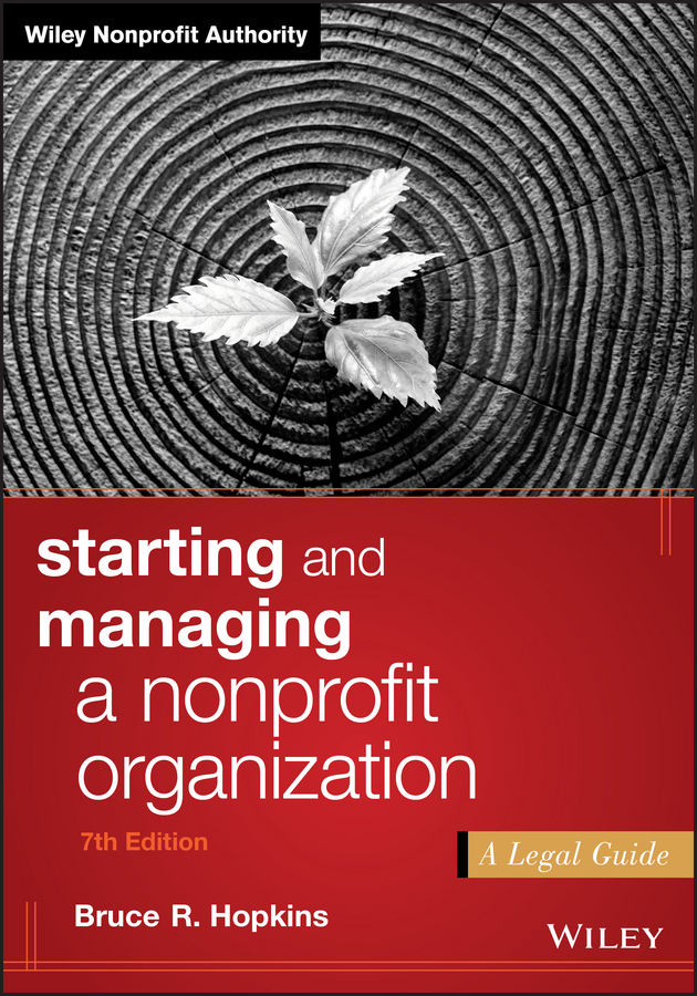 E-book, Starting and Managing a Nonprofit Organization : A Legal Guide, John Wiley & Sons