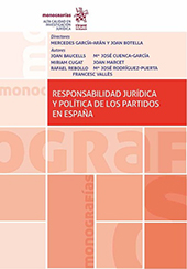 eBook, Responsabilidad jurídica y política de los partidos en España, Tirant lo Blanch