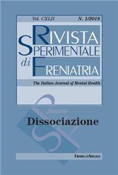 Article, The concept of dissociation in psychiatry, Franco Angeli