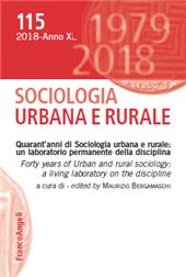 Article, Caratteri distintivi della sociologia urbana : per un'enciclopedia dei luoghi, Franco Angeli
