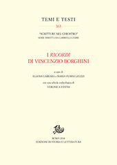Chapter, Una introduzione per la lettura storica dei Ricordi di Vincenzio Borghini, Edizioni di storia e letteratura