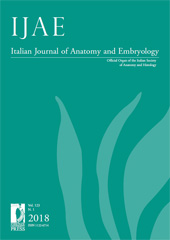 Issue, IJAE : Italian Journal of Anatomy and Embryology : 123, 1, 2018, Firenze University Press