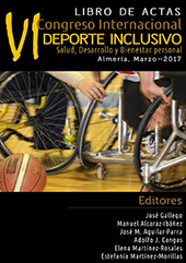 E-book, VI Congreso internacional de deporte inclusivo : Universidad de Almeria, 20 al 23 de marzo de 2017, Universidad de Almería