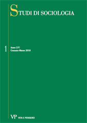 Fascículo, Studi di sociologia : 1, 2018, Vita e Pensiero