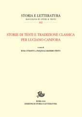 E-book, Storie di testi e tradizione classica per Luciano Canfora, Edizioni di storia e letteratura