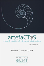 Fascículo, ArtefaCToS : revista del Instituto de Estudios de la Ciencia y la Tecnología : 7, 1, 2018, Ediciones Universidad de Salamanca