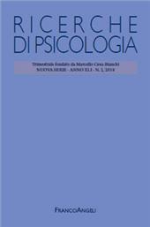 Issue, Ricerche di psicologia : 2, 2018, Franco Angeli
