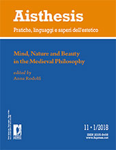 Issue, Aisthesis : pratiche, linguaggi e saperi dell'estetico : XI, 1, 2018, Firenze University Press