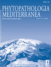 Fascicule, Phytopathologia mediterranea : 57, 1, 2018, Firenze University Press