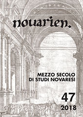 Issue, Novarien : rivista dell'Associazione di Storia della Chiesa Novarese : LI, 47, 2018, Interlinea