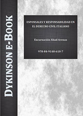 eBook, Esponsales y responsabilidad  en el derecho civil italiano, Dykinson