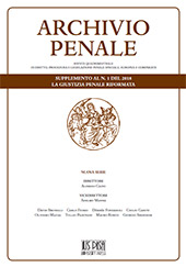 Article, Principio della riserva di codice e decisione sul reato estinto: prolegomeni di una tendenza in progressivo consolidamento, Pisa University Press