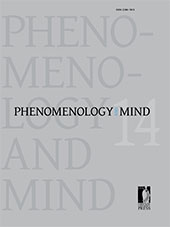 Heft, Phenomenology and Mind : 14, 1, 2018, Firenze University Press