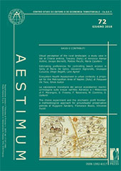 Issue, Aestimum : 72, 1, 2018, Firenze University Press