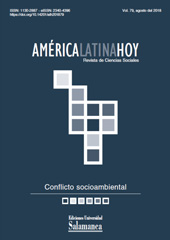 Heft, América Latina Hoy : revista de ciencias sociales : 79, 2, 2018, Ediciones Universidad de Salamanca