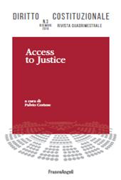 Artículo, Il diritto di accesso alla giustizia nel diritto internazionale e dell'Unione europea : brevi note in tema di effettività dei rimedi interni a garanzia dei diritti umani, Franco Angeli