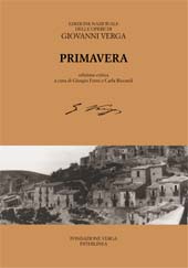 E-book, Primavera : edizione critica, Verga, Giovanni, 1840-1922, Interlinea
