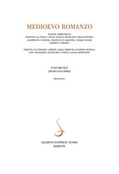 Articolo, Problemi di stratigrafia e localizzazione di testi poetici italiani duecenteschi (con un detto sull'amicizia di Vivaldo Belcalzer), Salerno