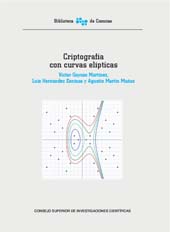 E-book, Criptografía con curvas elípticas, Gayoso Martínez, Víctor, CSIC, Consejo Superior de Investigaciones Científicas
