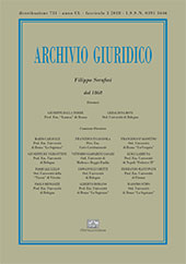 Fascicolo, Archivio giuridico Filippo Serafini : CL, 3, 2018, Enrico Mucchi Editore