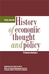 Fascicolo, History of Economic Thought and Policy : 2, 2018, Franco Angeli