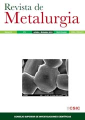 Issue, Revista de metalurgia : 54, 4, 2018, CSIC, Consejo Superior de Investigaciones Científicas