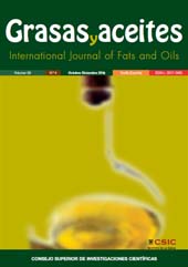 Fascicule, Grasas y aceites : 69, 4, 2018, CSIC, Consejo Superior de Investigaciones Científicas