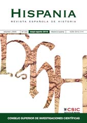 Fascículo, Hispania : revista española de historia : LXXVIII, 259, 2, 2018, CSIC, Consejo Superior de Investigaciones Científicas