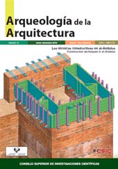 Fascicolo, Arqueología de la arquitectura : 15, 2018, CSIC, Consejo Superior de Investigaciones Científicas