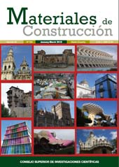 Issue, Materiales de construcción : 68, 329, 1, 2018, CSIC, Consejo Superior de Investigaciones Científicas