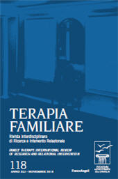 Fascículo, Terapia familiare : rivista interdisciplinare di ricerca ed intervento relazionale : 118, 3, 2018, Franco Angeli