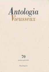 Fascicolo, Antologia Vieusseux : XXVI, 77, 2020, Mandragora