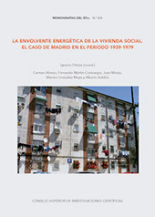 E-book, La envolvente energética de la vivienda social : el caso de Madrid en el periodo 1939-1979, CSIC, Consejo Superior de Investigaciones Científicas
