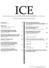 Fascicolo, Revista de Economía ICE : Información Comercial Española : 902, 3, 2018, Ministerio de Economía y Competitividad