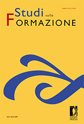 Issue, Studi sulla formazione : 21, 2, 2018, Firenze University Press
