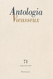 Fascicolo, Antologia Vieusseux : XXIV, 71, 2018, Mandragora