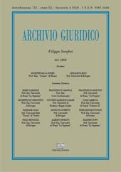 Heft, Archivio giuridico Filippo Serafini : CL, 4, 2018, Enrico Mucchi Editore