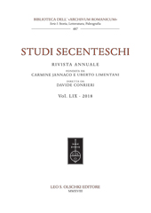 Fascicolo, Studi Secenteschi : LIX, 2018, L.S. Olschki