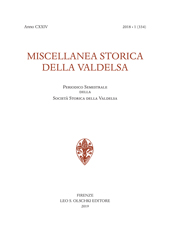 Fascicolo, Miscellanea storica della Valdelsa : 334, 1, 2018, L.S. Olschki
