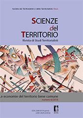 Fascículo, Scienze del Territorio : rivista di Studi Territorialisti : 6, 2018, Firenze University Press