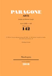 Issue, Paragone : rivista mensile di arte figurativa e letteratura. Arte : LXIX, 142, 2018, Mandragora
