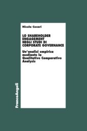E-book, Lo shareholder engagement negli studi di corporate governance : un'analisi empirica mediante la Qualitative Comparative Analysis, F. Angeli