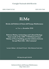 Issue, RiMe : rivista dell'lstituto di Storia dell'Europa Mediterranea : 3 nuova serie, III, 2018  : special issue, ISEM - Istituto di Storia dell'Europa Mediterranea