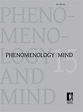 Fascicule, Phenomenology and Mind : 15, 2, 2018, Firenze University Press