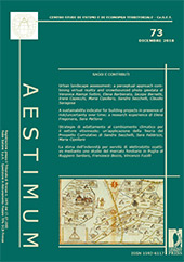 Issue, Aestimum : 73, 2, 2018, Firenze University Press