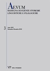 Article, Tra Aristotele e Orazio : l'esegesi dell'Ars poetica nell'Italia tardo-cinquecentesca e il trattato di Ercole Manzoni (1604), Vita e Pensiero